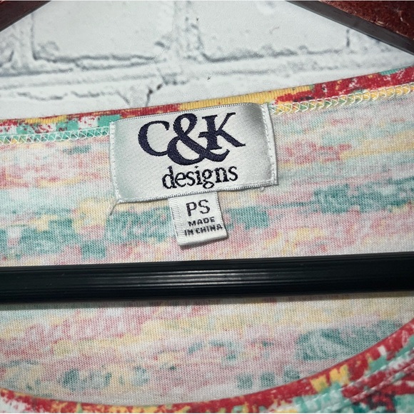 c&k designs multicolor striped shirt size PS - Picture 3 of 4